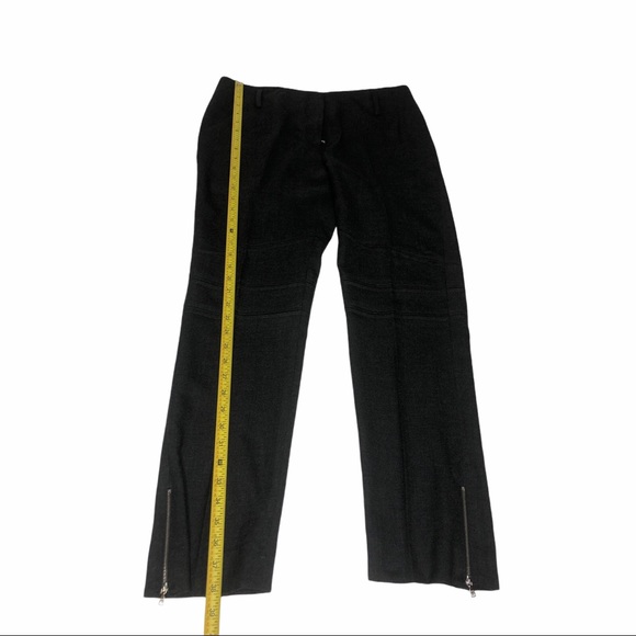 Vintage Jason Wu Moto Style Wool Zipper Trousers Gray 6 - Picture 11 of 16